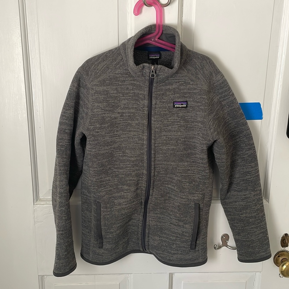 Patagonia Better Sweater, Kids size Large, Heather Gray